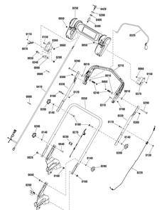 Part Location Diagram of 7103354YP Murray Cable, Drive, Vs, Rwd